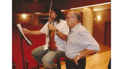 Grabación disco Paolo Tosti con Ara Malikian. (2006)