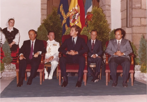 Entrega del “Sardina de oro”. Avilés (1985)